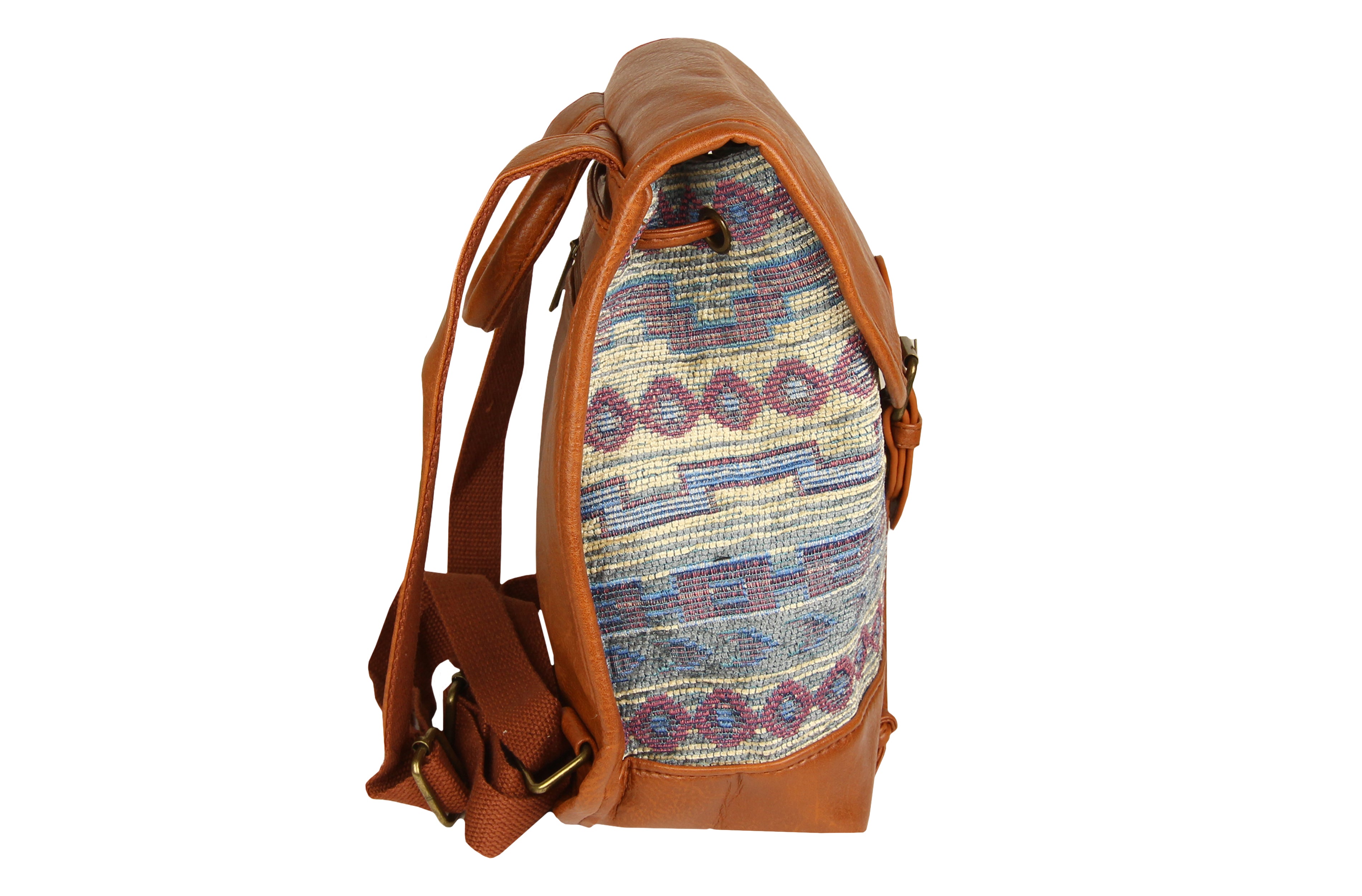 Rucksack Ethno Farbe Blau - Klein