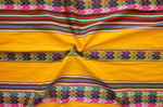 Laden Sie das Bild in den Galerie-Viewer, Machas Stoff Ethno bunt gestreift aus Peru, webstoff Meterware zum Nähen, DIY Fabric, 50 cm, Gelb
