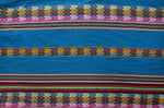 Laden Sie das Bild in den Galerie-Viewer, Machas Stoff Ethno bunt gestreift aus Peru, webstoff Meterware zum Nähen, DIY Fabric, 50 cm, Blau
