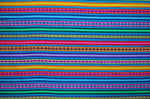 Laden Sie das Bild in den Galerie-Viewer, Jaujino Stoff Ethno bunt gestreift aus Peru, webstoff Meterware zum Nähen, DIY Fabric, 50 cm, Türkis
