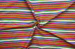 Laden Sie das Bild in den Galerie-Viewer, Kilya Stoff Ethno bunt gestreift aus Peru, webstoff Meterware zum Nähen, DIY Fabric, 50 cm, Weiß
