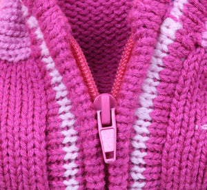 Kinderstrickjacke Rosa