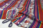 Laden Sie das Bild in den Galerie-Viewer, Pastorita Stoff Ethno bunt gestreift aus Peru, webstoff Meterware zum Nähen, DIY Fabric, 50 cm, Regenbogen
