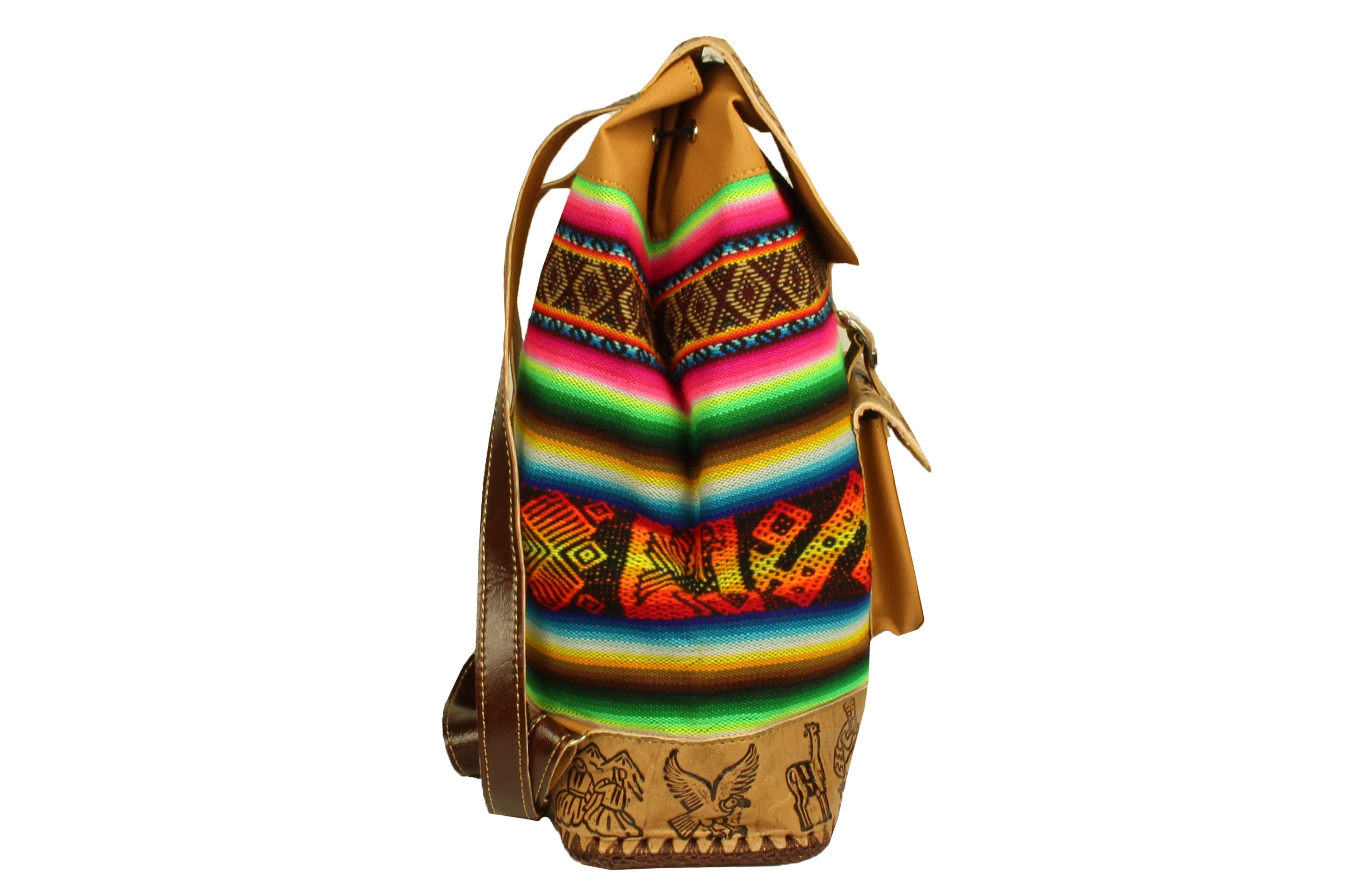 City Rucksack aus Peru, Bunt