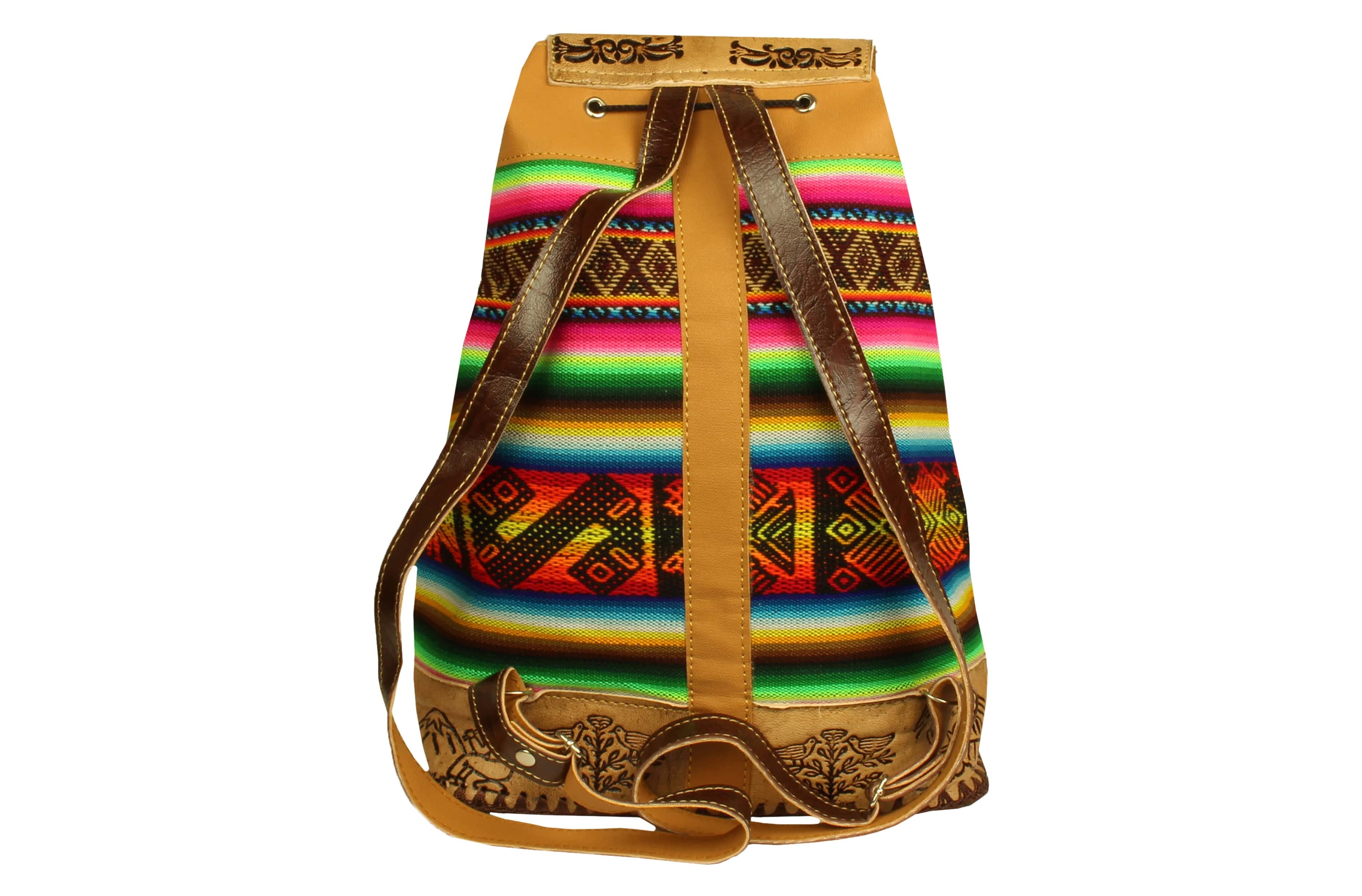 City Rucksack aus Peru, Bunt