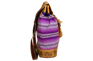 City Rucksack aus Peru, Lila