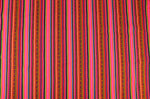 Laden Sie das Bild in den Galerie-Viewer, Kilya Stoff Ethno bunt gestreift aus Peru, webstoff Meterware zum Nähen, DIY Fabric, 50 cm, Rosa
