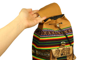 City Rucksack aus Peru, Bunt