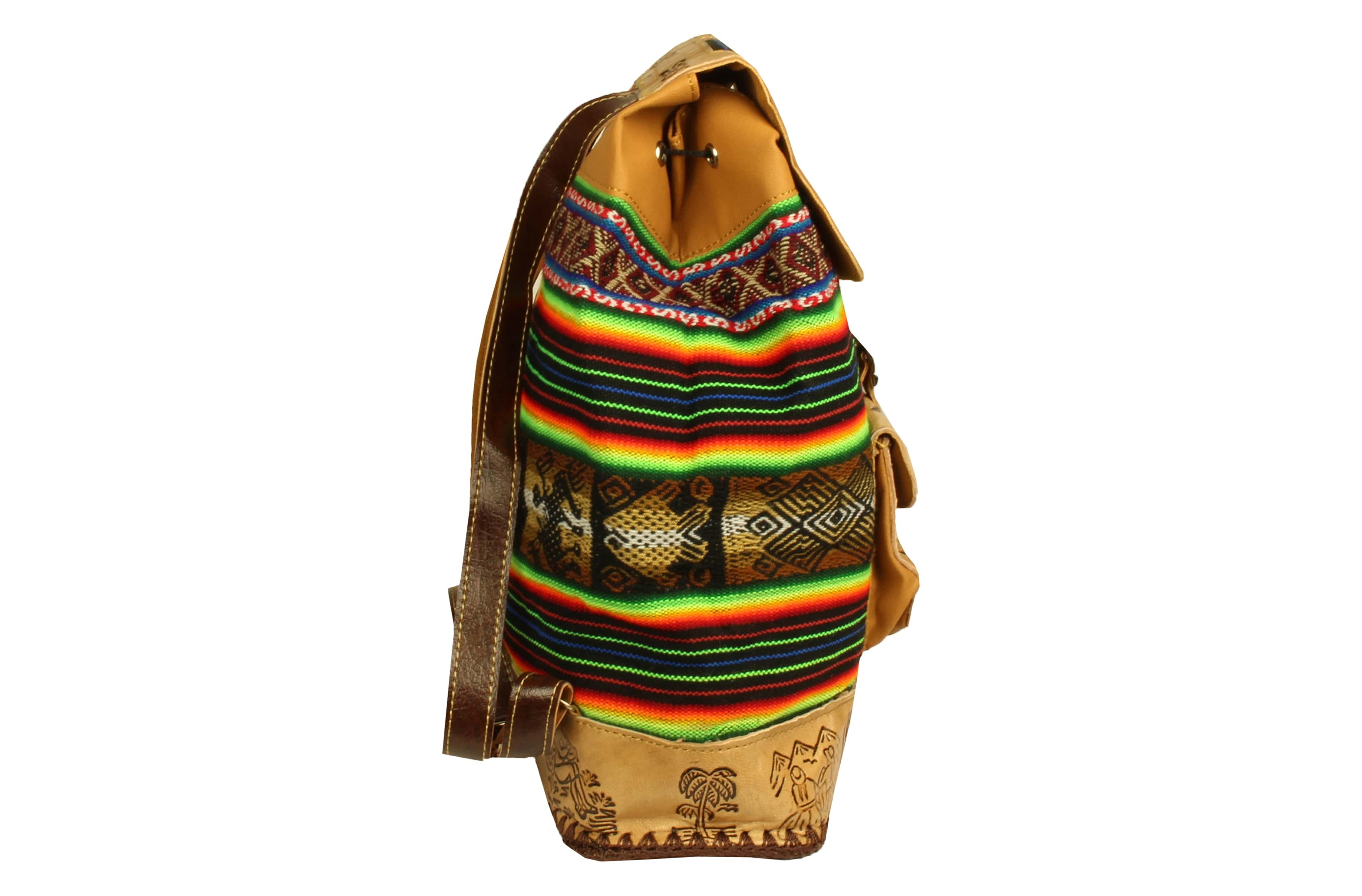 City Rucksack aus Peru, Bunt