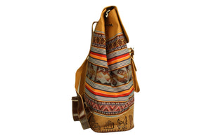 City Rucksack aus Peru, Orange