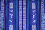 Laden Sie das Bild in den Galerie-Viewer, Pastorita Stoff Ethno bunt gestreift aus Peru, webstoff Meterware zum Nähen, DIY Fabric, 50 cm, Blau
