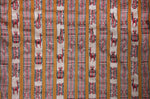 Laden Sie das Bild in den Galerie-Viewer, Huaco Stoff Ethno bunt gestreift aus Peru, webstoff Meterware zum Nähen, DIY Fabric, 50 cm, Hellbraun
