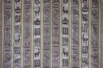 Laden Sie das Bild in den Galerie-Viewer, Huaco Stoff Ethno bunt gestreift aus Peru, webstoff Meterware zum Nähen, DIY Fabric, 50 cm, Beige
