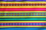 Laden Sie das Bild in den Galerie-Viewer, Jaujino Stoff Ethno bunt gestreift aus Peru, webstoff Meterware zum Nähen, DIY Fabric, 50 cm, Gelb
