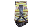 Laden Sie das Bild in den Galerie-Viewer, Ethno Rucksack Backpack aus Stoff und Leder Peru Hippie Boho Aguayo Inka
