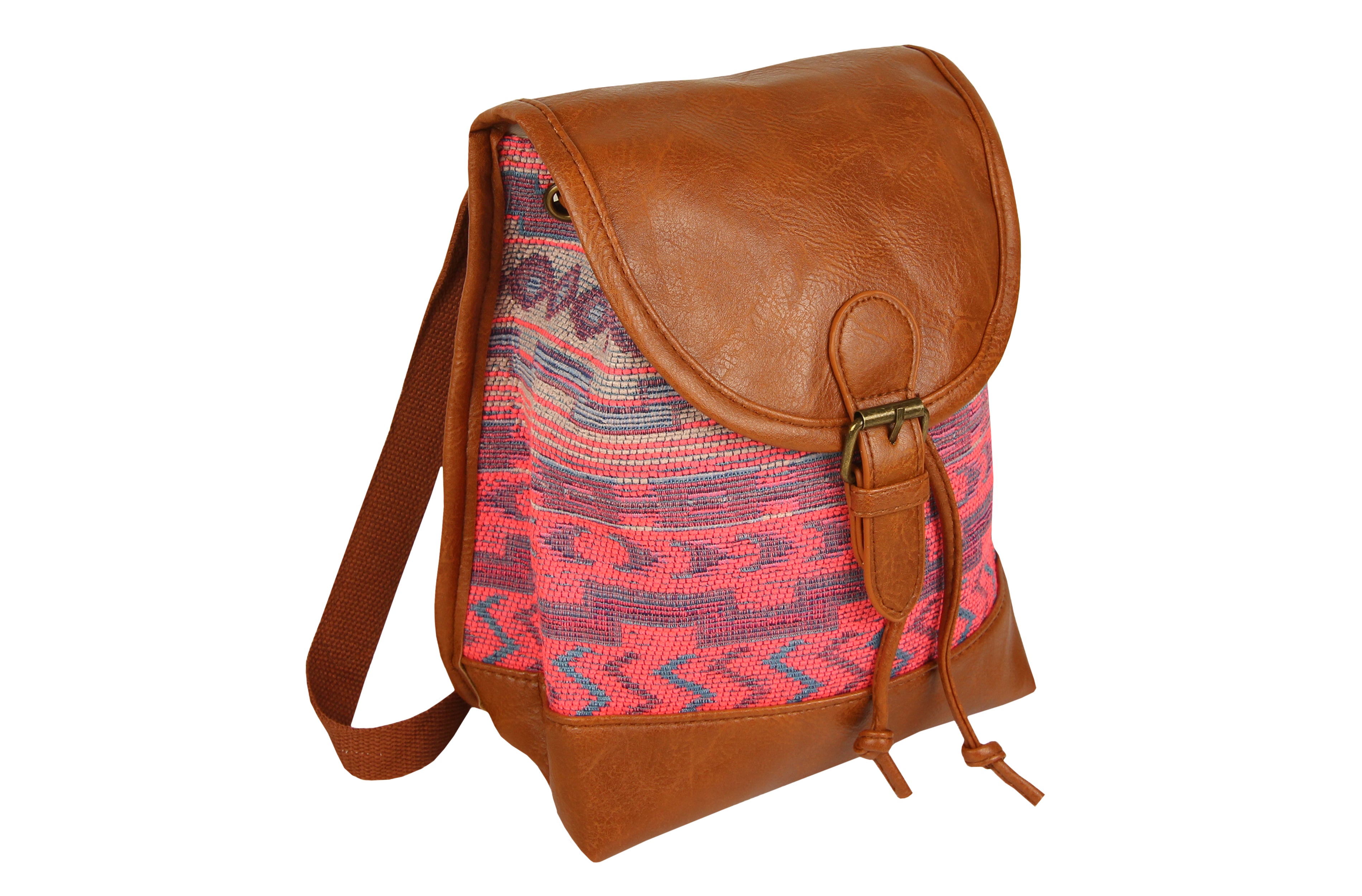 Rucksack Ethno Farbe Rosa - Klein