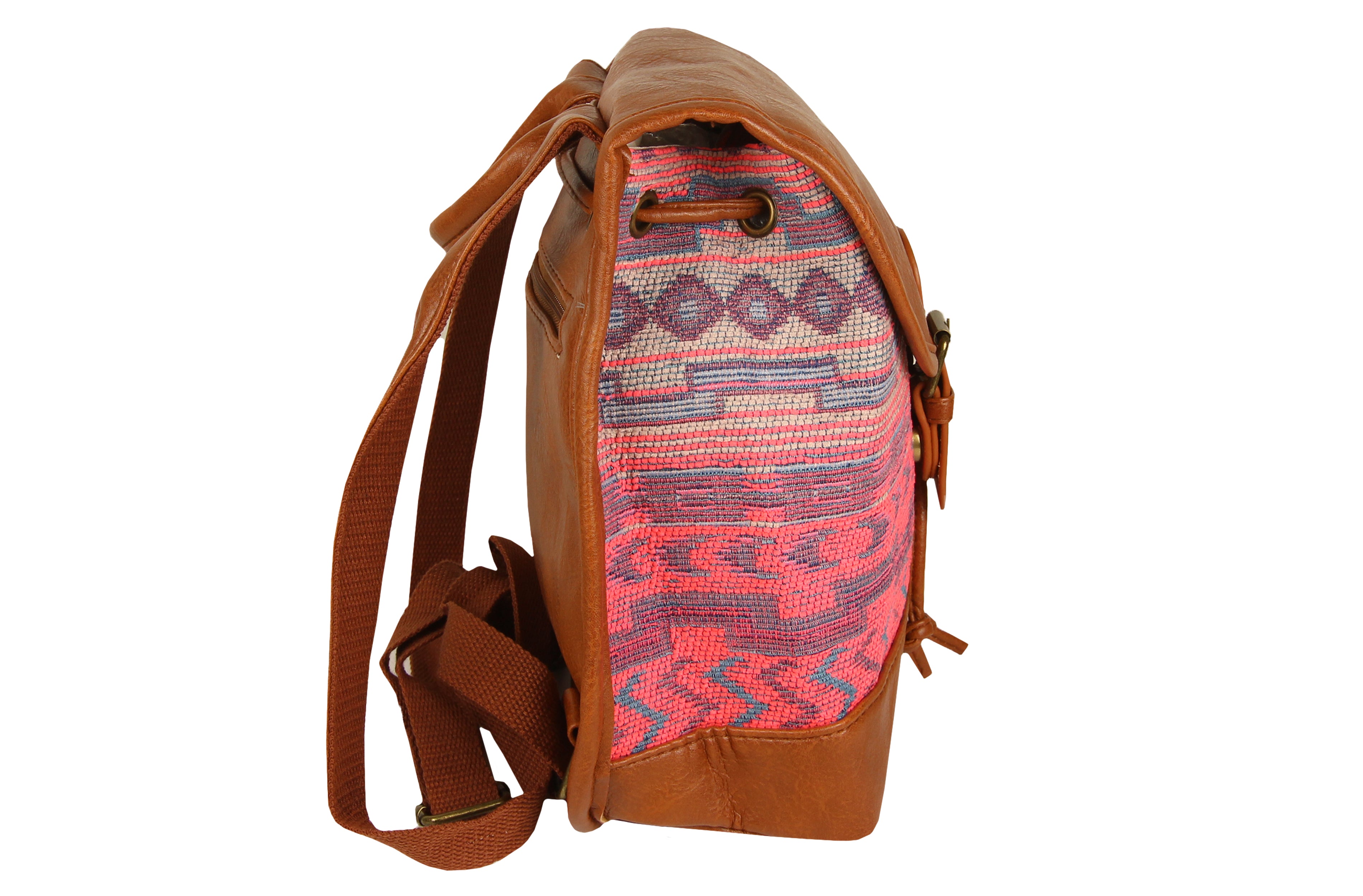 Rucksack Ethno Farbe Rosa - Klein