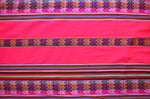 Laden Sie das Bild in den Galerie-Viewer, Machas Stoff Ethno bunt gestreift aus Peru, webstoff Meterware zum Nähen, DIY Fabric, 50 cm, Neon Rosa
