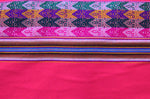 Laden Sie das Bild in den Galerie-Viewer, Machas Stoff Ethno bunt gestreift aus Peru, webstoff Meterware zum Nähen, DIY Fabric, 50 cm, Neon Rosa
