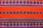 Laden Sie das Bild in den Galerie-Viewer, Machas Stoff Ethno bunt gestreift aus Peru, webstoff Meterware zum Nähen, DIY Fabric, 50 cm, Neon Orange
