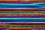 Laden Sie das Bild in den Galerie-Viewer, Kilya Stoff Ethno bunt gestreift aus Peru, webstoff Meterware zum Nähen, DIY Fabric, 50 cm, Türkis
