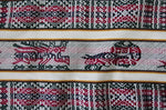 Laden Sie das Bild in den Galerie-Viewer, Huaco Stoff Ethno bunt gestreift aus Peru, webstoff Meterware zum Nähen, DIY Fabric, 50 cm, Weiß
