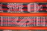 Laden Sie das Bild in den Galerie-Viewer, Huaco Stoff Ethno bunt gestreift aus Peru, webstoff Meterware zum Nähen, DIY Fabric, 50 cm, Orange
