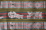 Laden Sie das Bild in den Galerie-Viewer, Huaco Stoff Ethno bunt gestreift aus Peru, webstoff Meterware zum Nähen, DIY Fabric, 50 cm, Grün
