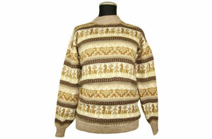 Alpaka Pullover Braun