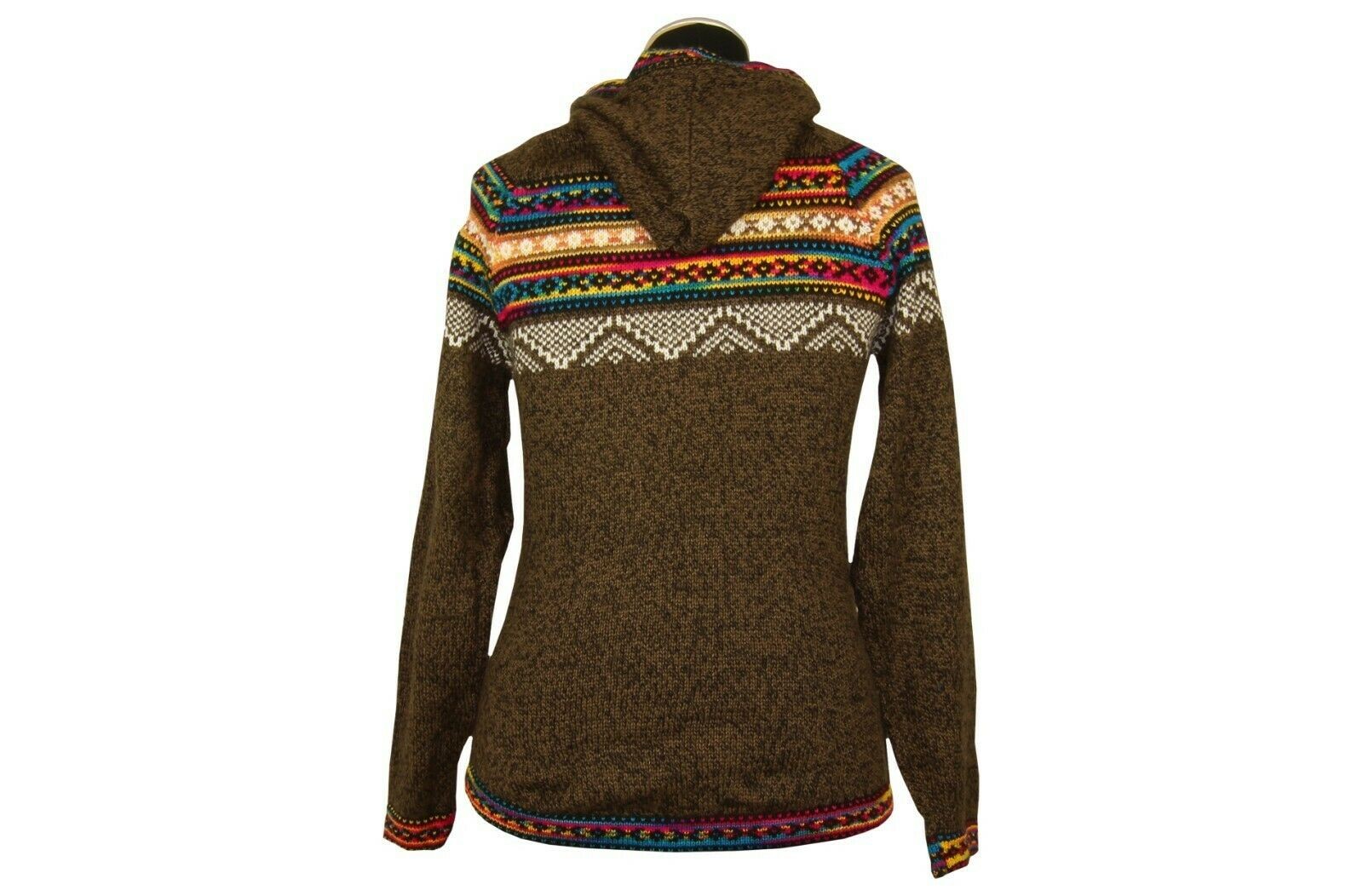 Alpaka Strickjacke Braun