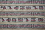 Laden Sie das Bild in den Galerie-Viewer, Huaco Stoff Ethno bunt gestreift aus Peru, webstoff Meterware zum Nähen, DIY Fabric, 50 cm, Beige
