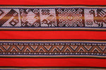 Laden Sie das Bild in den Galerie-Viewer, Pastorita Stoff Ethno bunt gestreift aus Peru, webstoff Meterware zum Nähen, DIY Fabric, 50 cm, Rot
