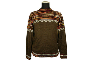 Alpaka Pullover Braun