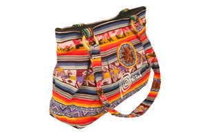 Handtasche Aus Peru, Bunt gestreift