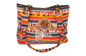 Handtasche Aus Peru, Bunt gestreift