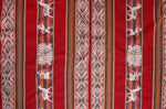 Laden Sie das Bild in den Galerie-Viewer, Pastorita Stoff Ethno bunt gestreift aus Peru, webstoff Meterware zum Nähen, DIY Fabric, 50 cm, Rot
