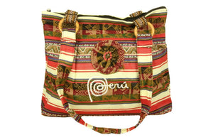 Handtasche Aus Peru, Bunt gestreift