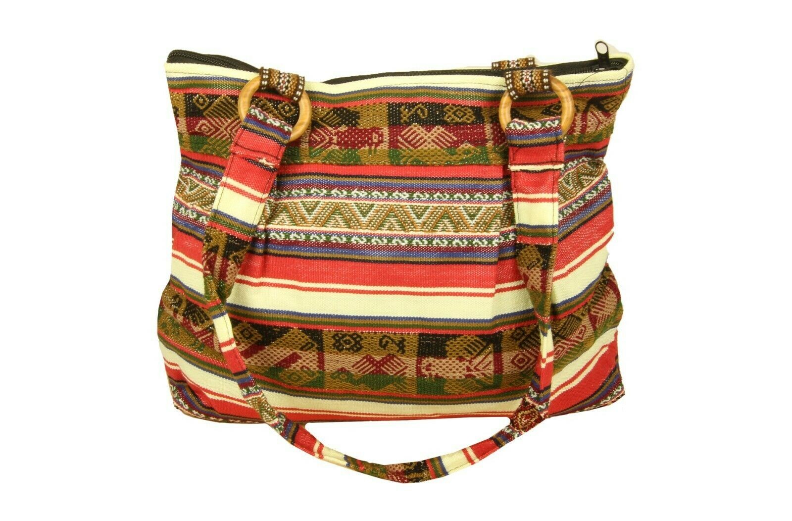 Handtasche Aus Peru, Bunt gestreift