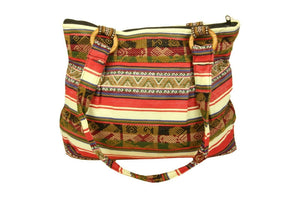 Handtasche Aus Peru, Bunt gestreift