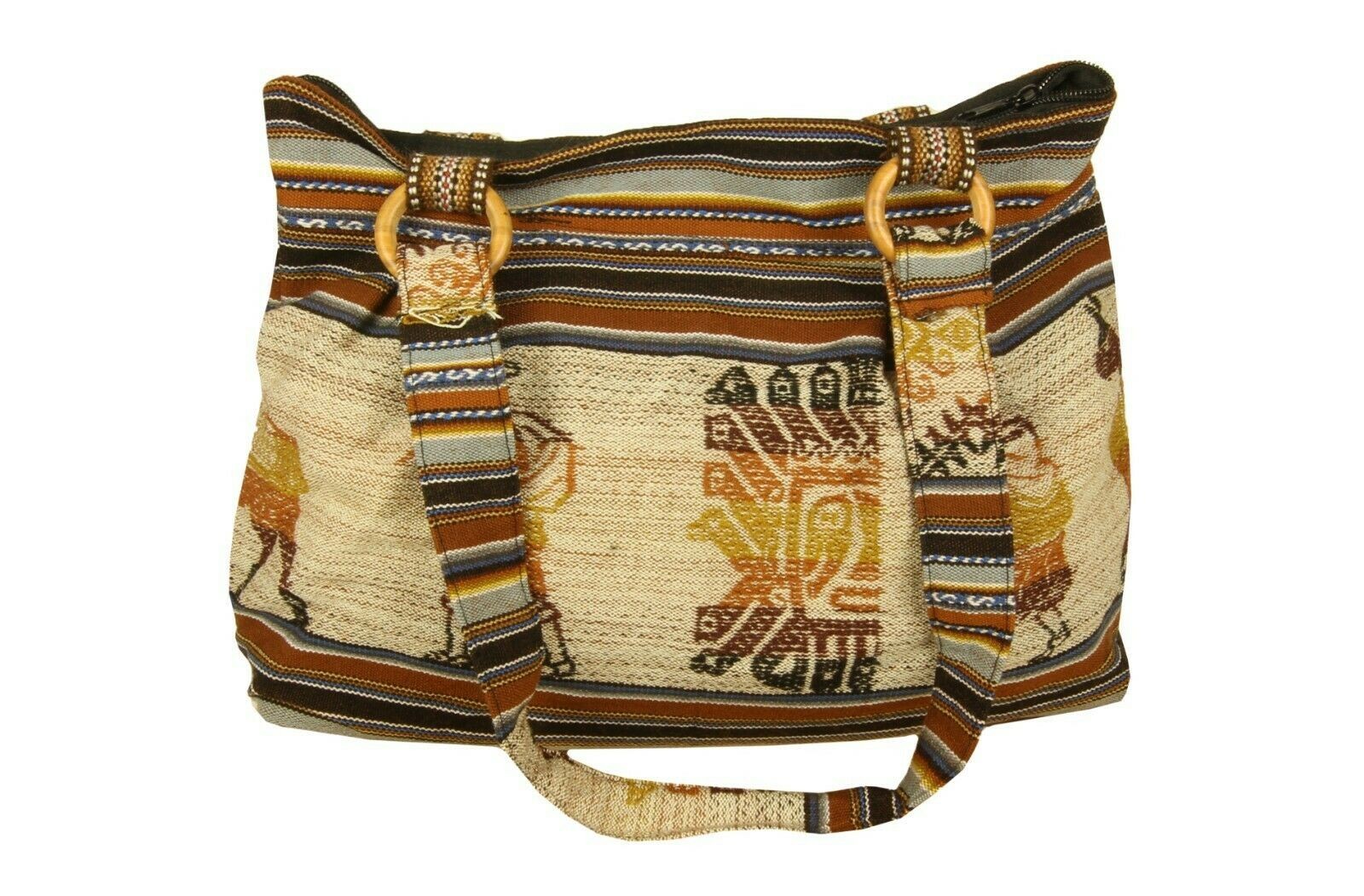 Handtasche Aus Peru, Farbe Beige