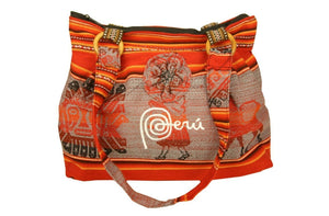 Handtasche Aus Peru, Farbe Orange