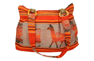 Handtasche Aus Peru, Farbe Orange