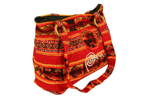 Handtasche Aus Peru, Farbe Rot Orange