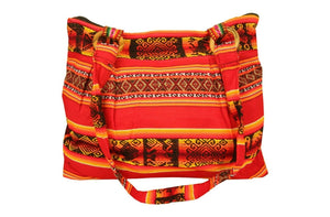 Handtasche Aus Peru, Farbe Rot Orange