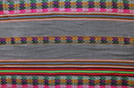 Laden Sie das Bild in den Galerie-Viewer, Machas Stoff Ethno bunt gestreift aus Peru, webstoff Meterware zum Nähen, DIY Fabric, 50 cm, Grau
