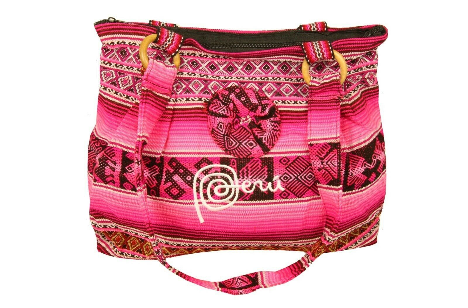 Handtasche Aus Peru, Farbe Rosa