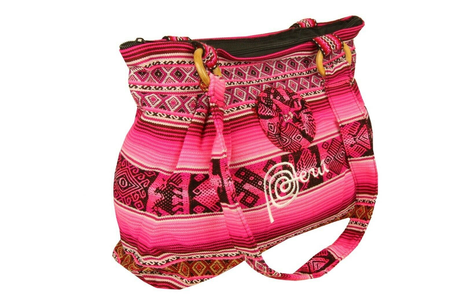 Handtasche Aus Peru, Farbe Rosa