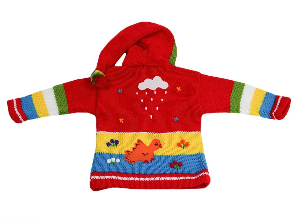 Kinderstrickjacke Bunt