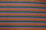 Laden Sie das Bild in den Galerie-Viewer, Kilya Stoff Ethno bunt gestreift aus Peru, webstoff Meterware zum Nähen, DIY Fabric, 50 cm, Schwarz
