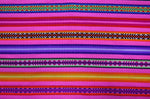 Laden Sie das Bild in den Galerie-Viewer, Jaujino Stoff Ethno bunt gestreift aus Peru, webstoff Meterware zum Nähen, DIY Fabric, 50 cm, Rosa
